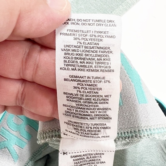 Gymshark Womens Jade Green Flex Low Rise Seamless Contour Leggings Sz S - Picture 4 of 5